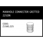 Marley Rubber Ring Joint Manhole Connector Gritted 225DN - Z1580.225